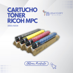 Cartucho tóner ricoh MPC
3003/6004