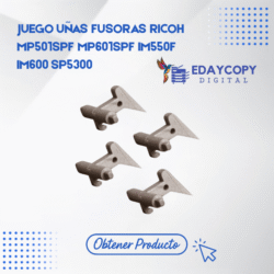 JUEGO UÑAS FUSORAS RICOH
MP501SPF MP601SPF IM550F
IM600 SP5300